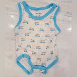 Bamboo Surfer Van Baby Onesie Newborn 0-3m Muscle Tank Sleeveless Bodysuit